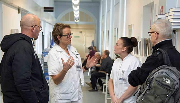 Sonovision konsulenter på besøg på Odense Universitets Hospital