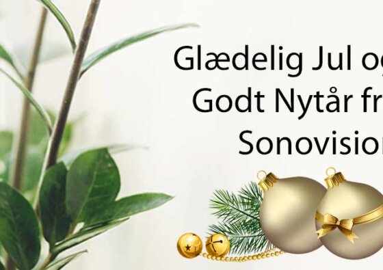 Glædelig Jul og Godt Nytår fra Sonovision