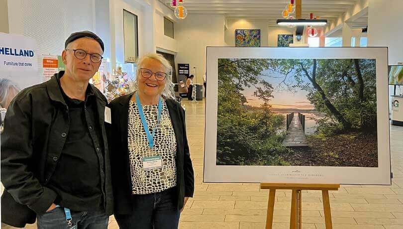 Karsten og Kirsten på udstilling ifm. DemensDagene i København