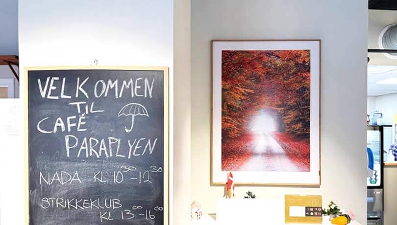 Akustikbillede fra Sonovision på Café Paraplyen i Odense